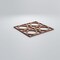 Ekena Millwork Small Fleetwood Decorative Fretwork Wood Wall Panels, Walnut, 11 3/8"W x 11 3/8"H x 3/8"T WALW12X12X0375FLTWA - alternate 3